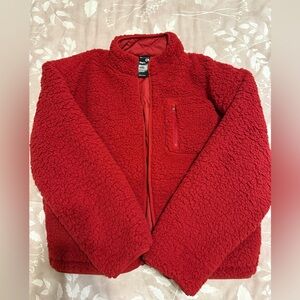 GAP Red Teddy Jacket
